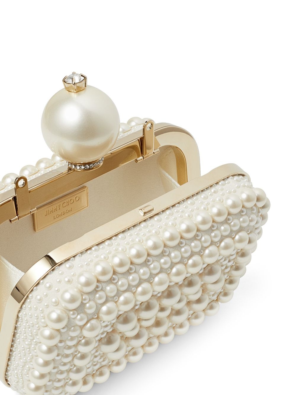 Micro Cloud pearl-embellished clutch bag - 4