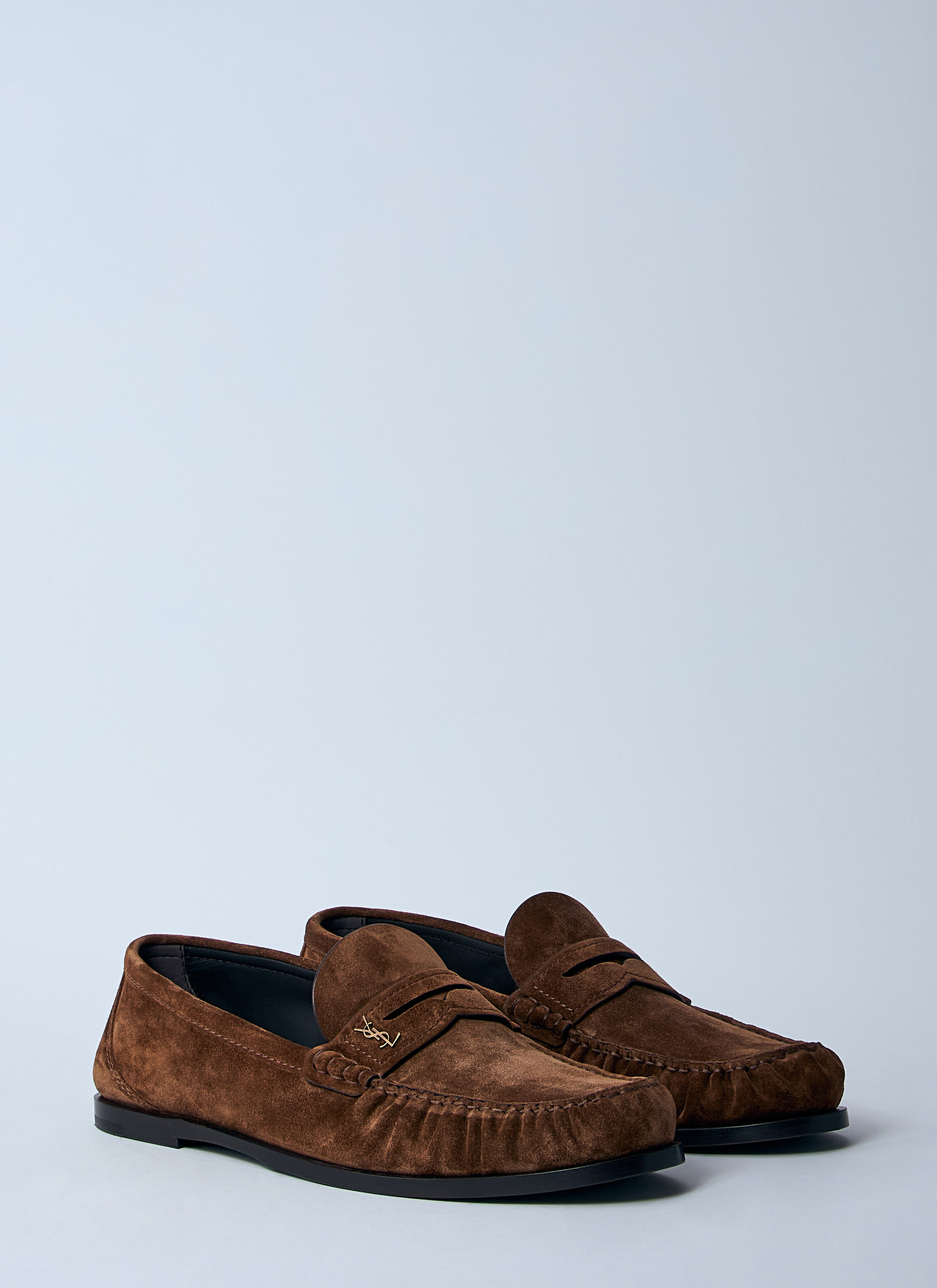 Saint Laurent Men Laurent Suede Loafers - 2