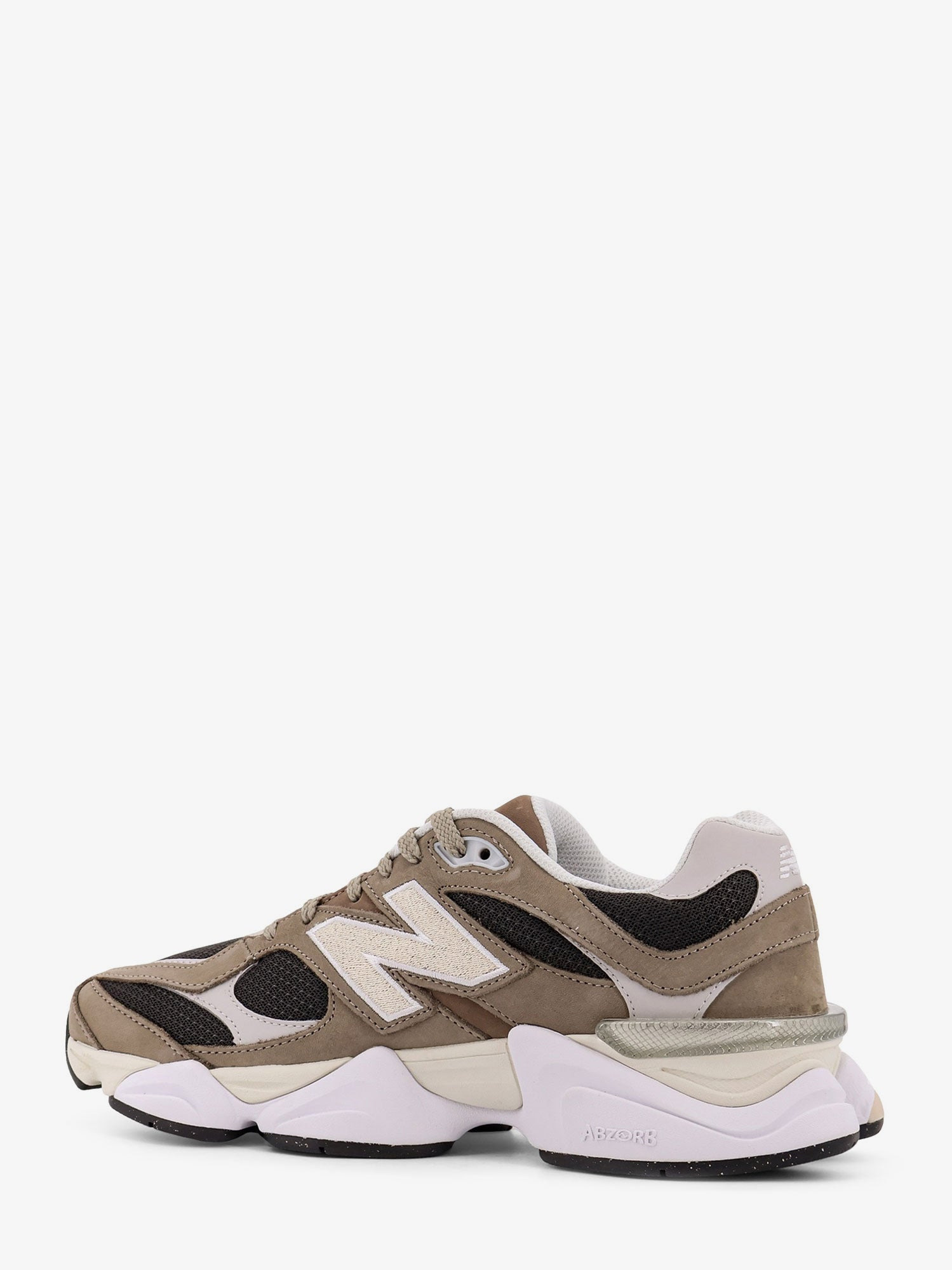 New Balance 9060 Low-Top Mesh Sneakers With Suede Interts - 3