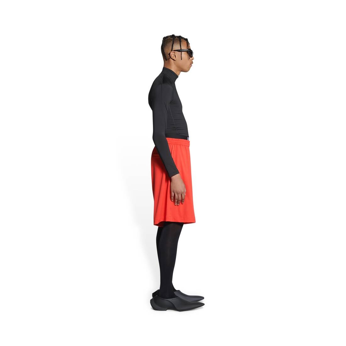 Men's Swim Shorts in Red - 4
