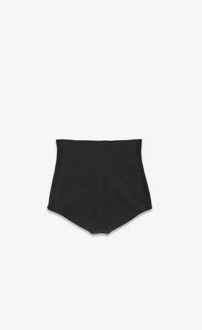 SAINT LAURENT high-waisted shorts in jersey outlook