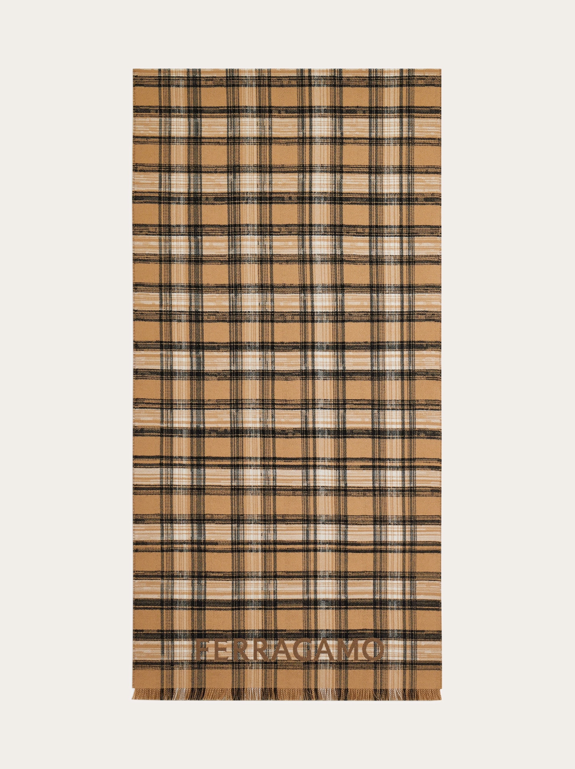 Tartan wool scarf 5