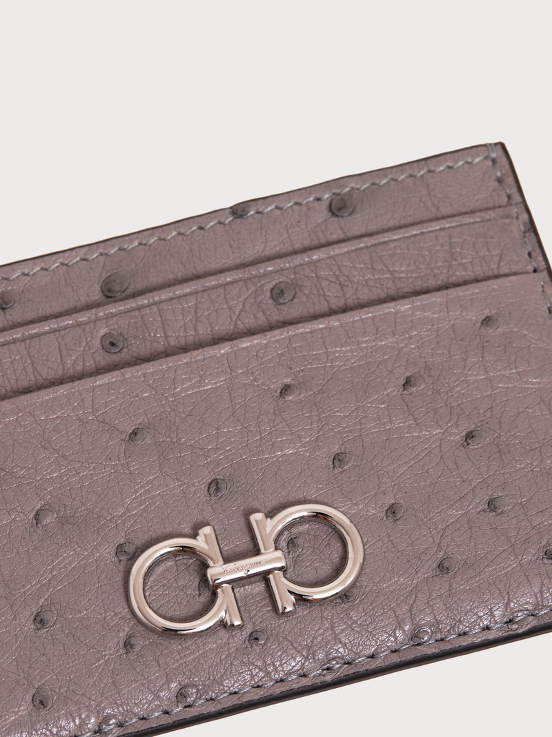 FERRAGAMO Gancini credit card holder outlook