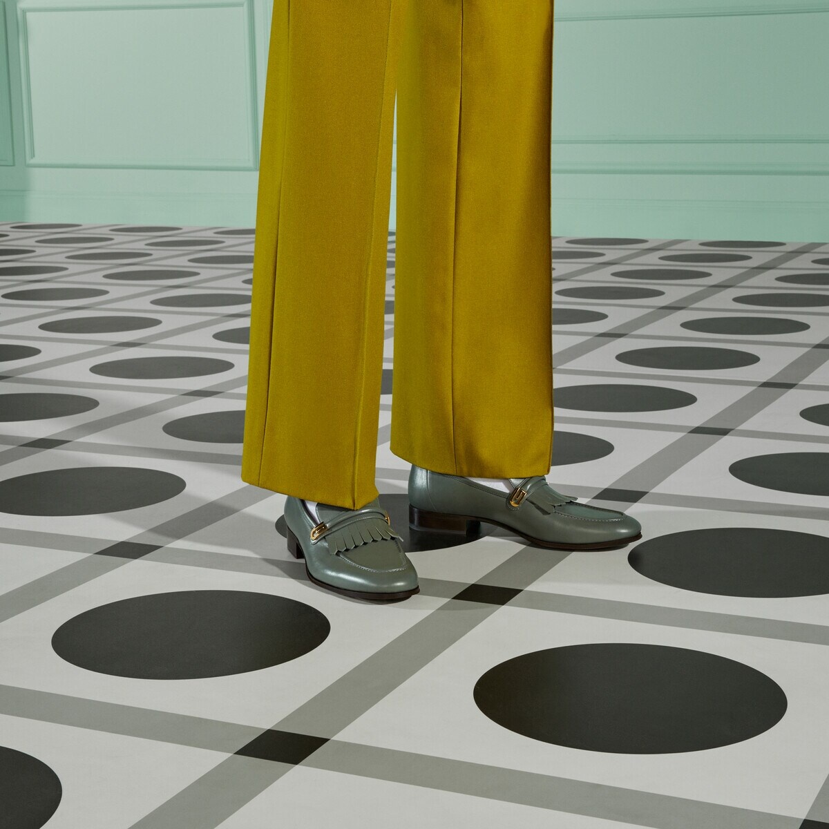 Men's loafer with mirrored G - 3