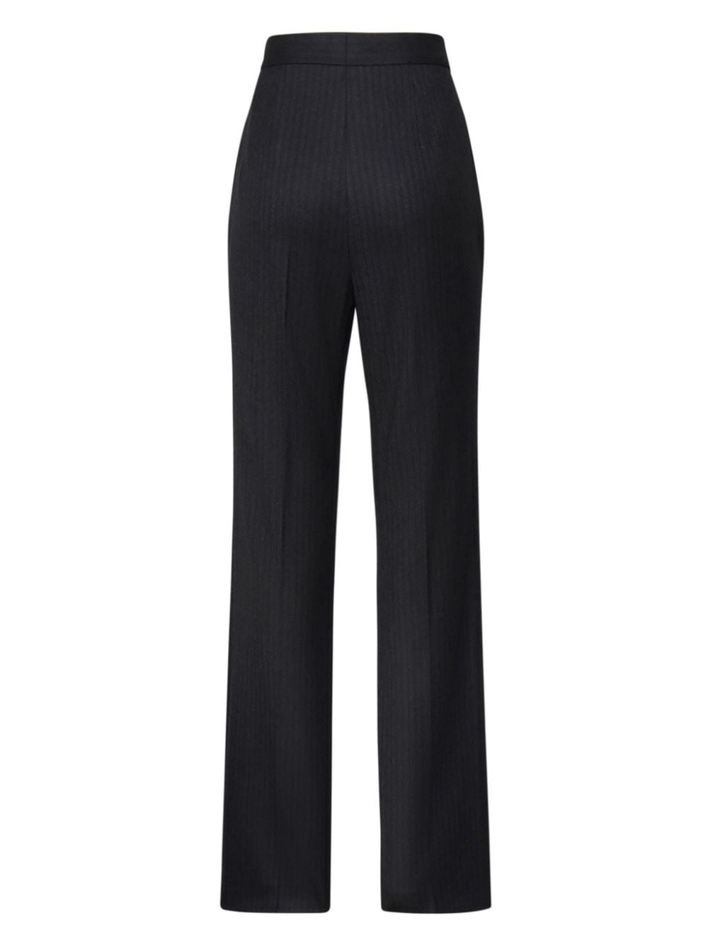 straight-leg knit trousers - 2