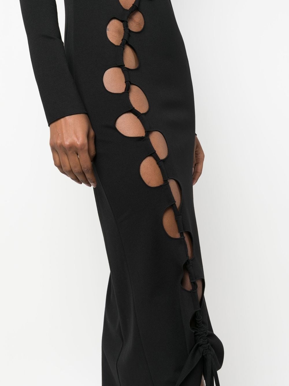 cut out-detail maxi dress - 5