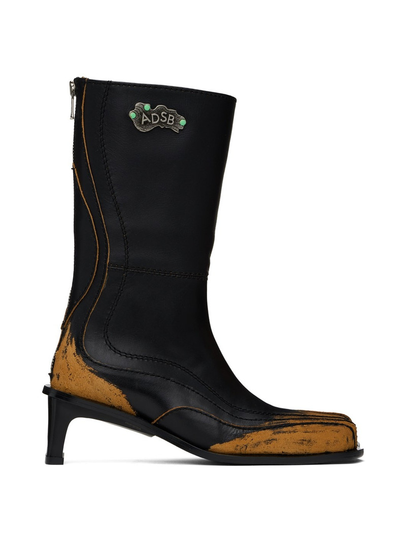 Black Everett Boots 1