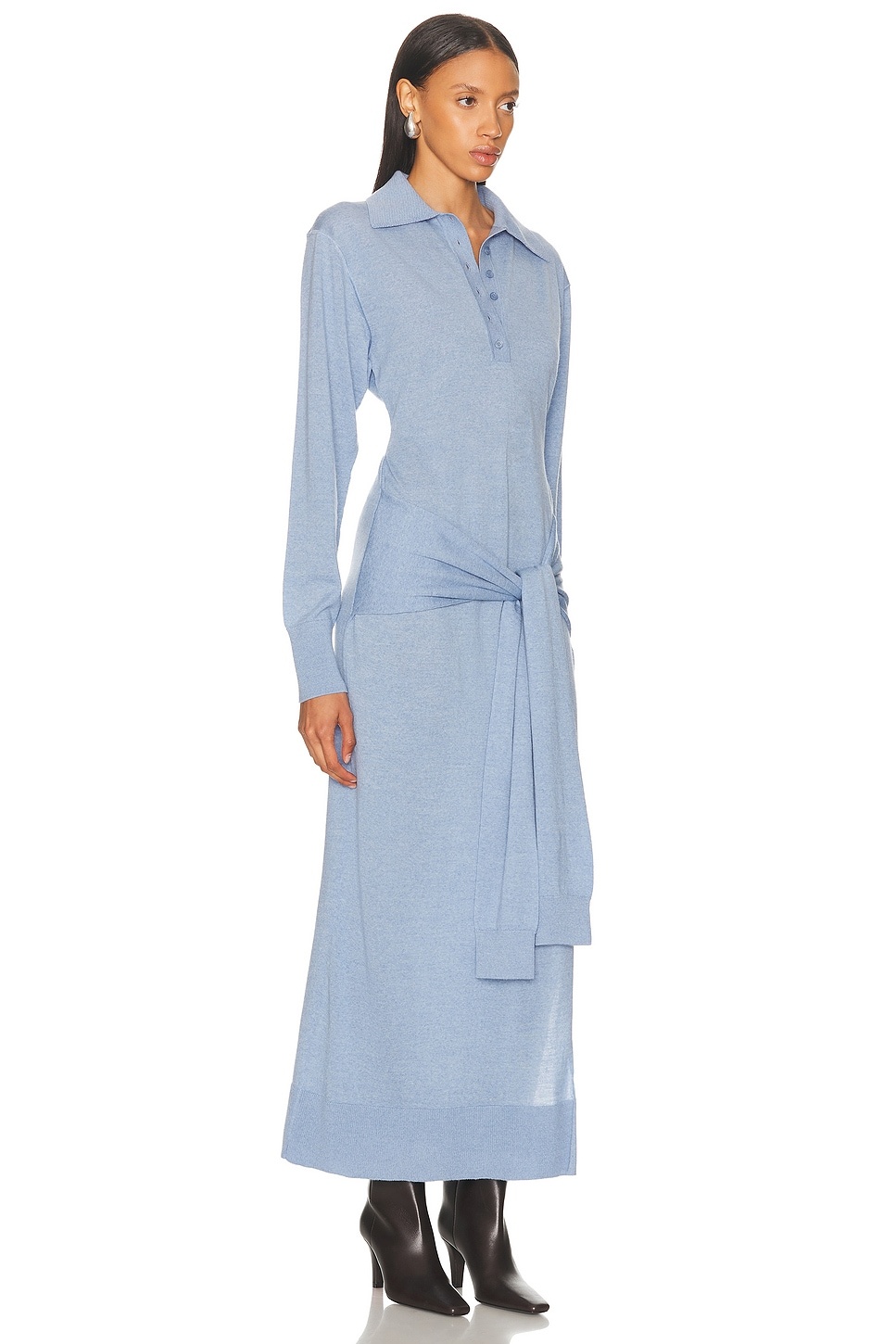 Wool Maxi Dress - 2