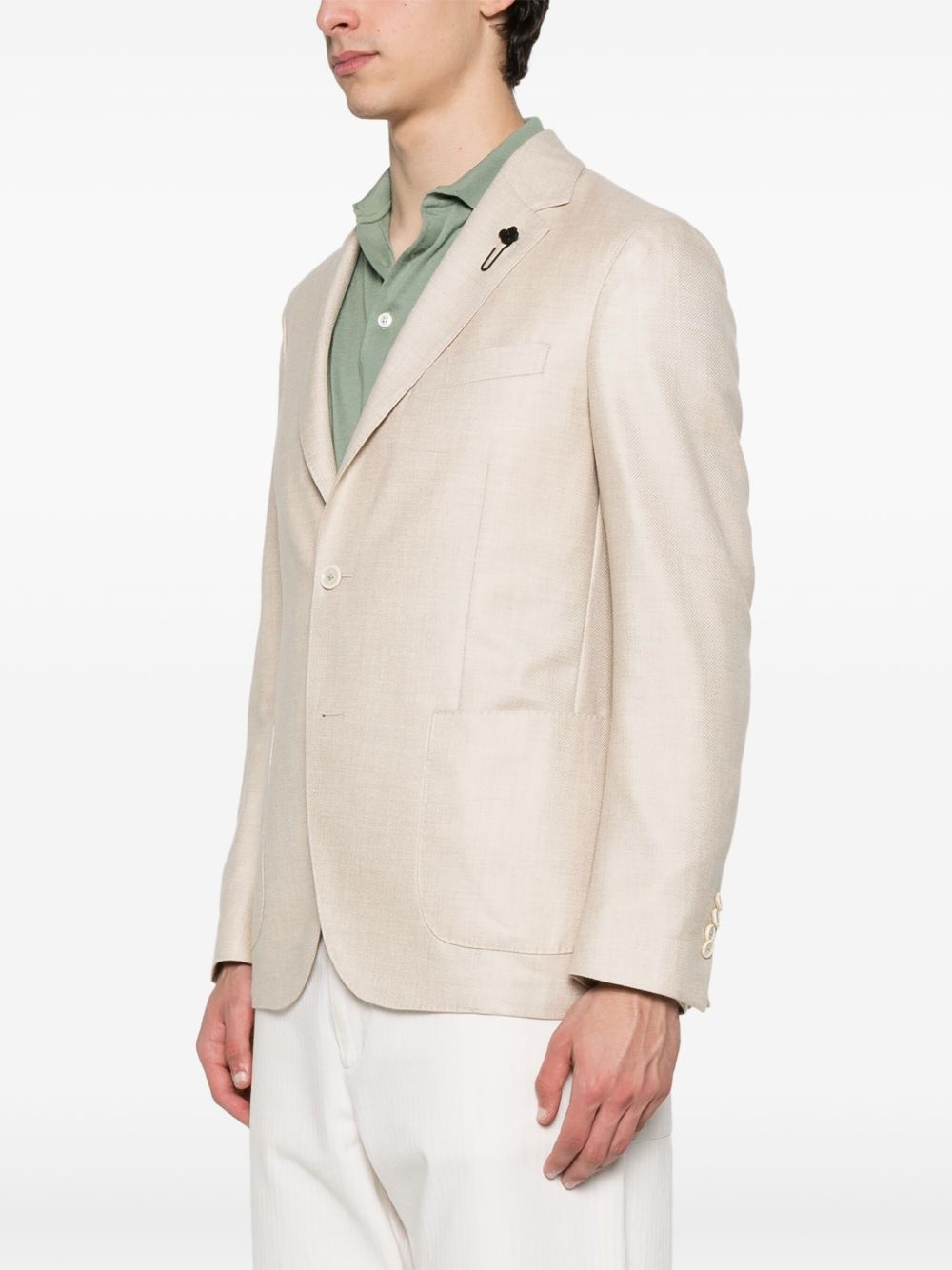 single-breasted blazer - 3
