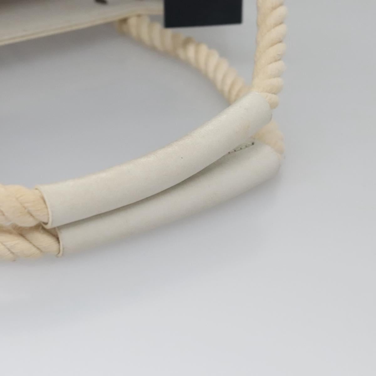 Burberry Hand Bag Canvas White - 8