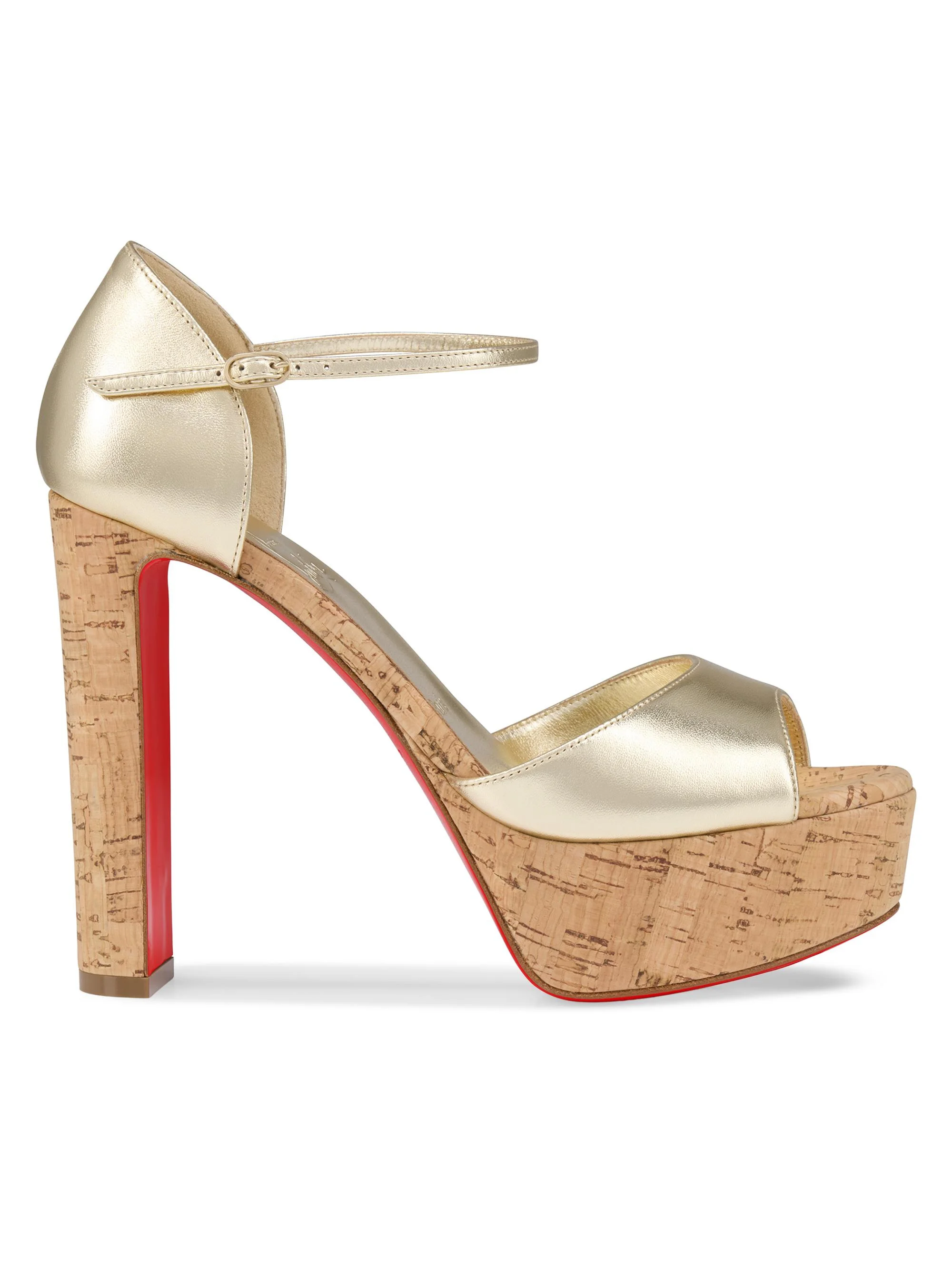 Women's Sandaloo 130MM Leather Heels - Platine - 1
