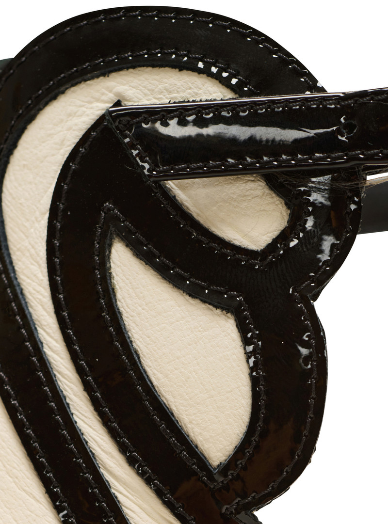 Eden sandals in two-tone leather 8