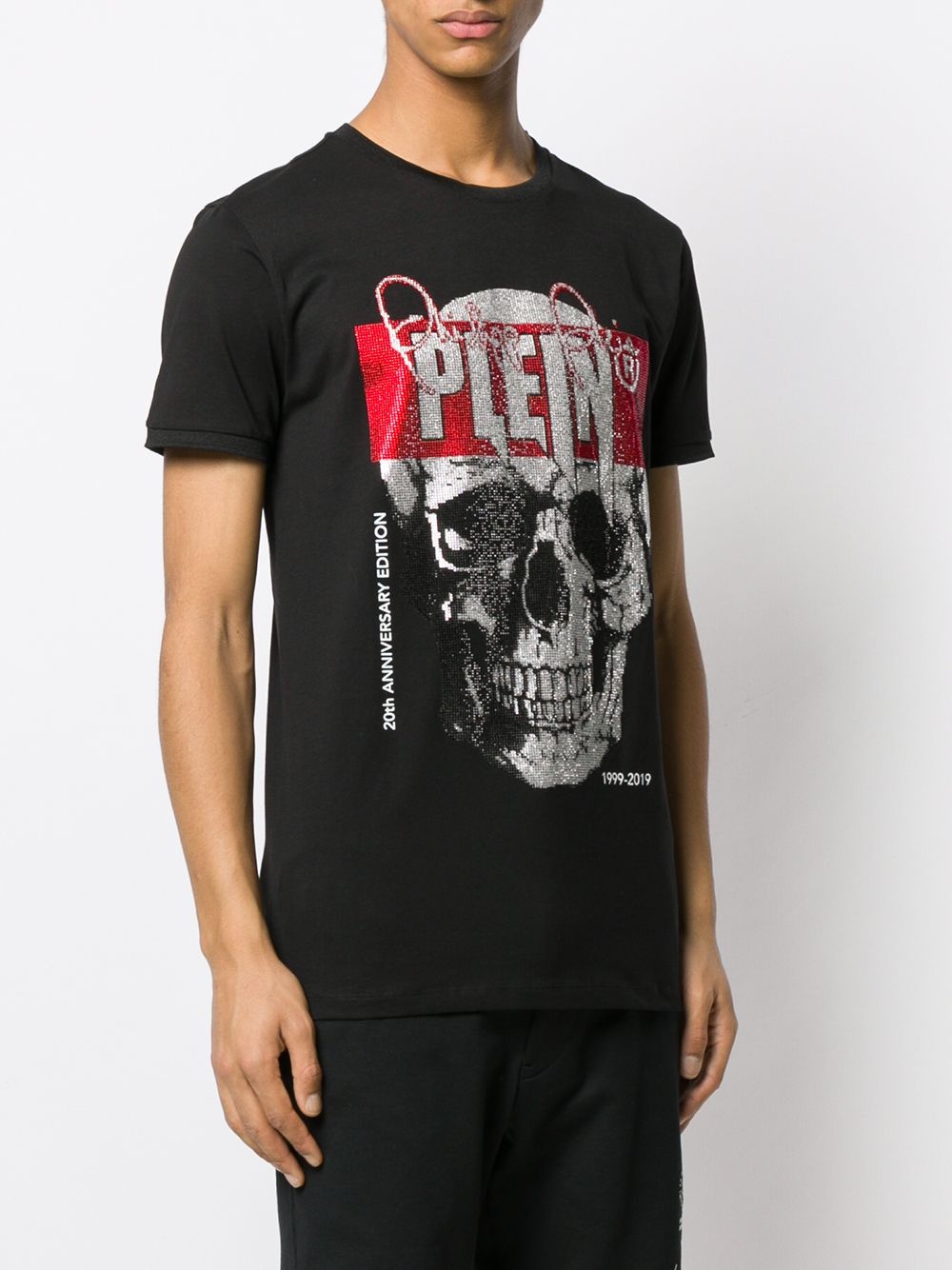 skull print T-shirt - 3