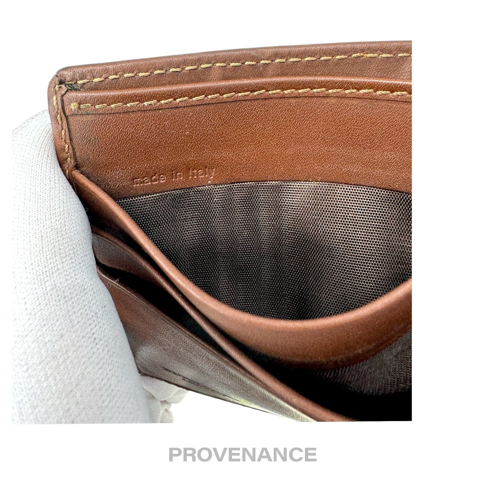 Burberry Bifold Wallet - Haymarket Check Brown - 8