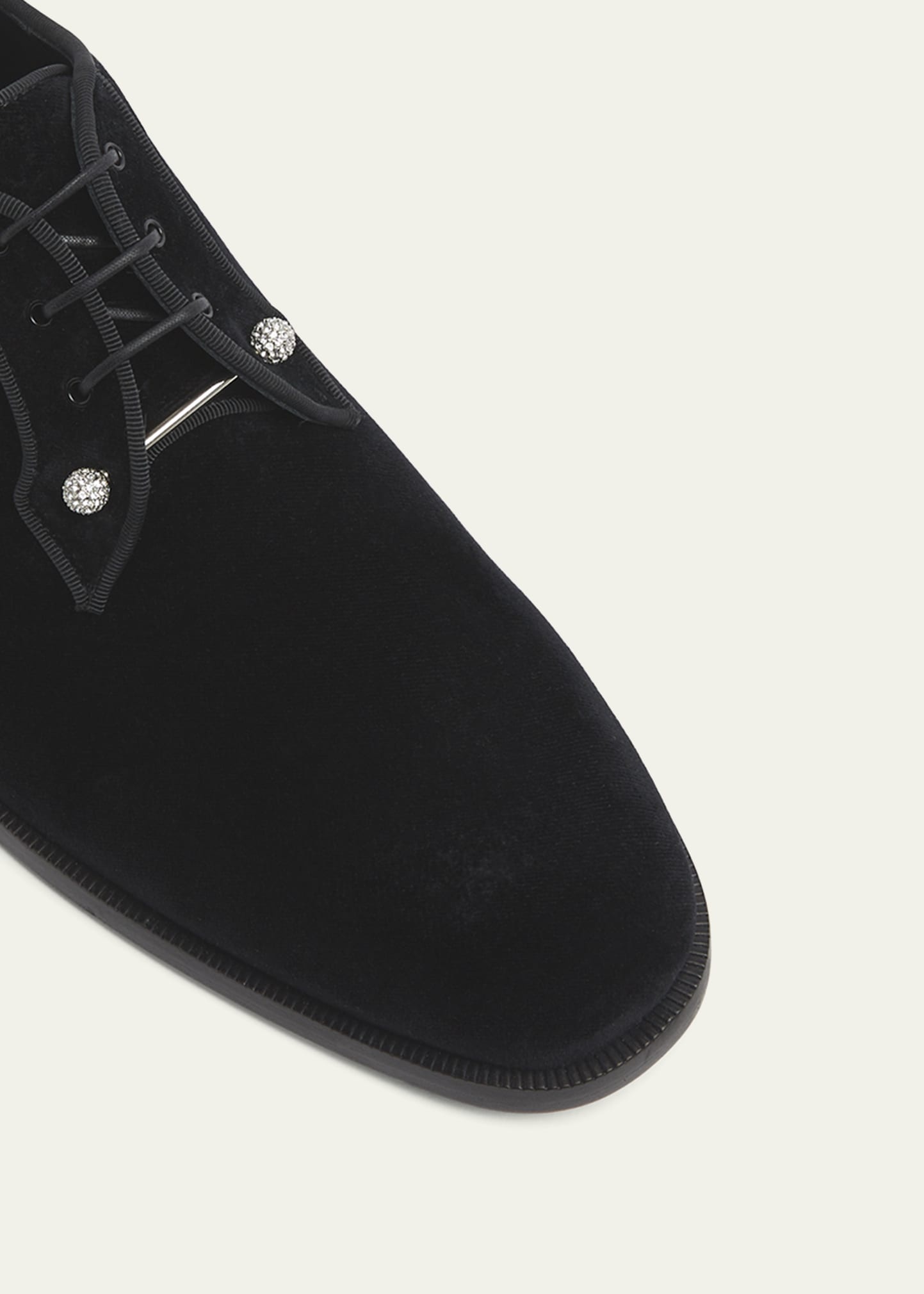 Men's Chambeliss Night Strass Velvet Derby Shoes - 3