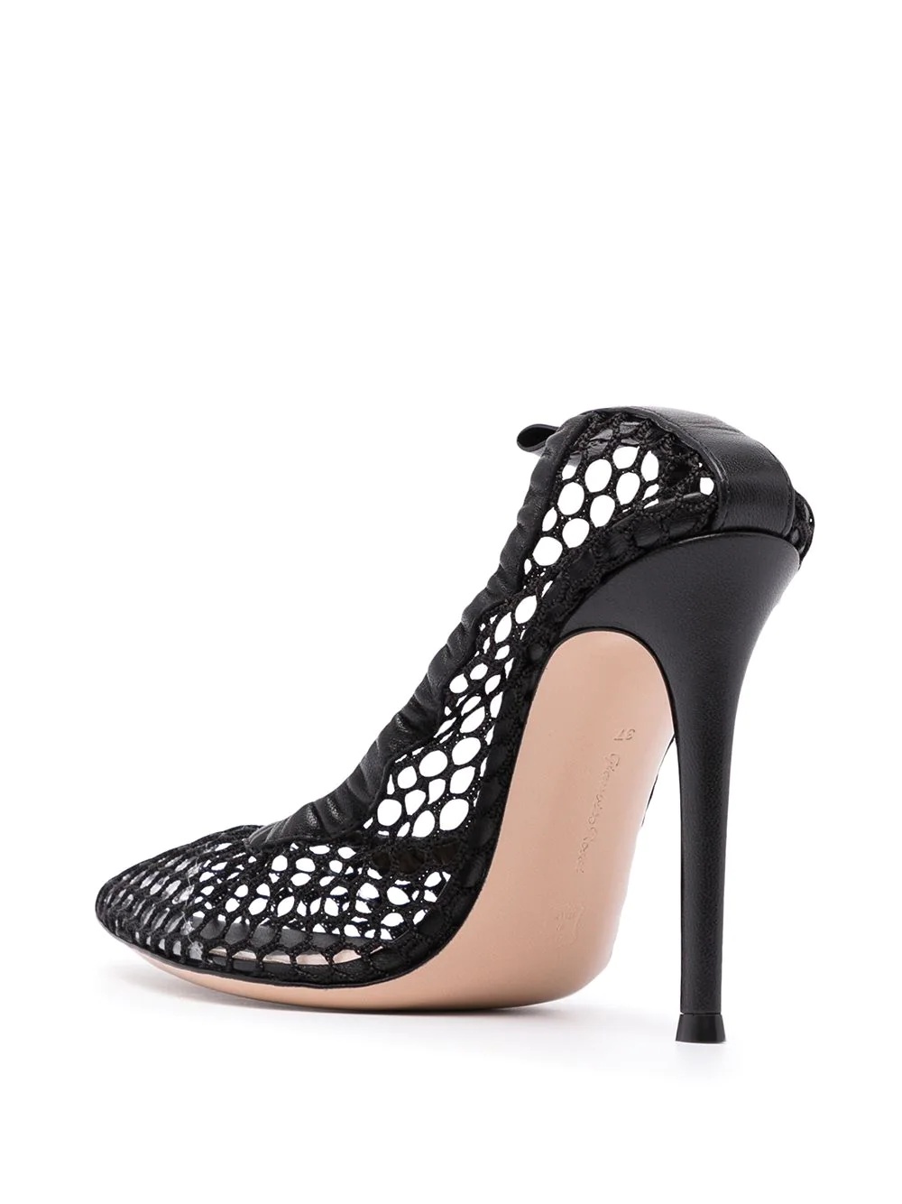 pointed mesh pumps - 3