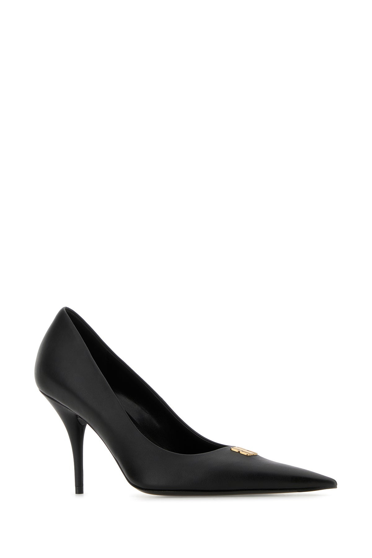 Black leather Avenue BB Editor 90 pumps - 2