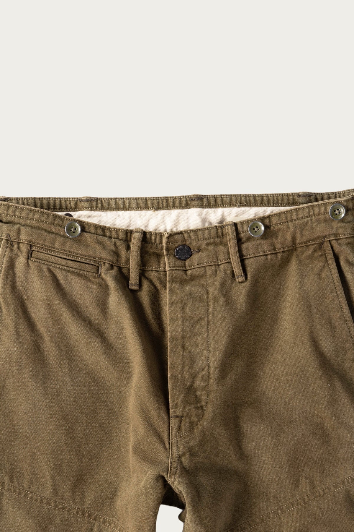 Cotton Canvas Curtis Work Pant - Olive - 2