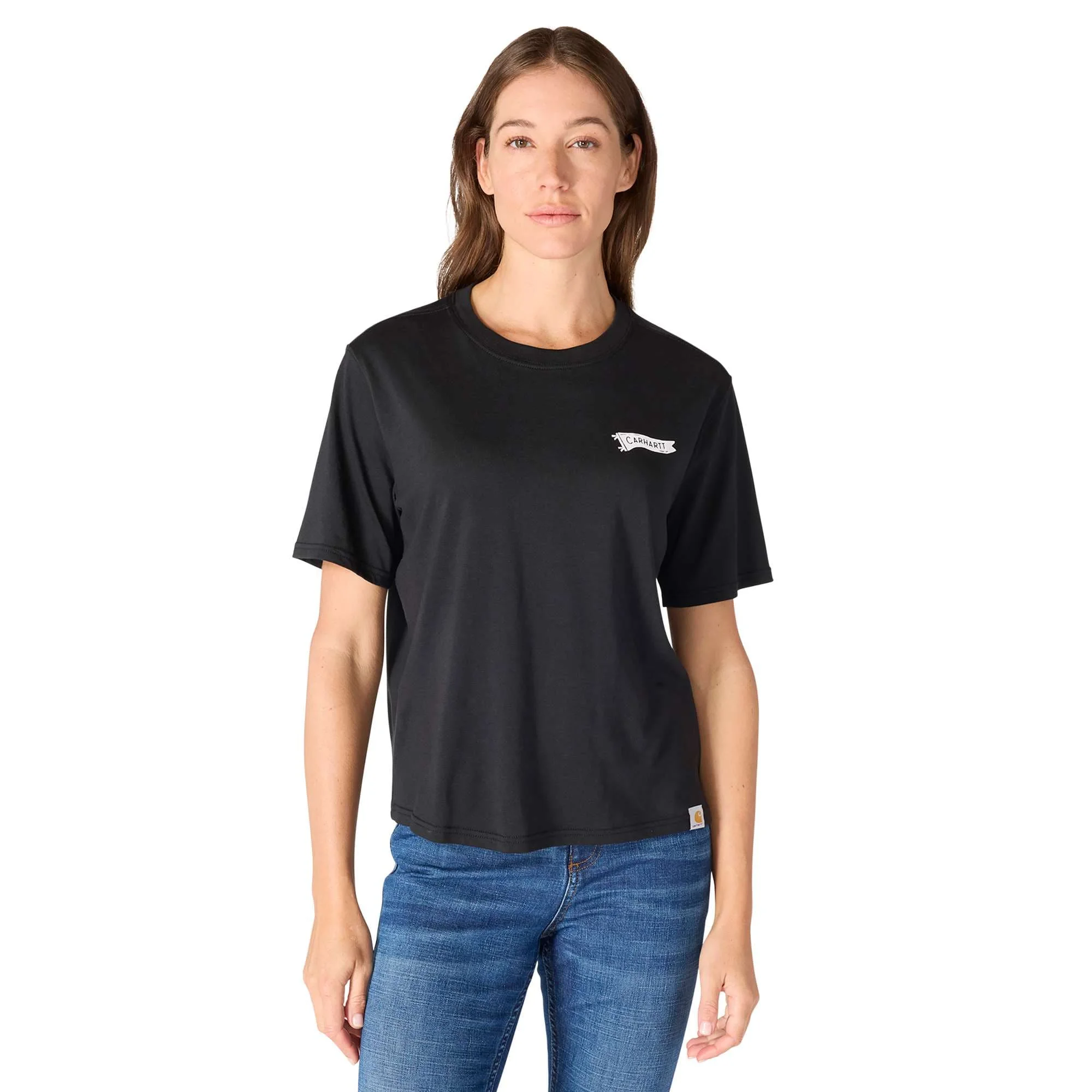 Women's TENCEL™ Fiber Series Loose Pennant Flag T-Shirt - 1