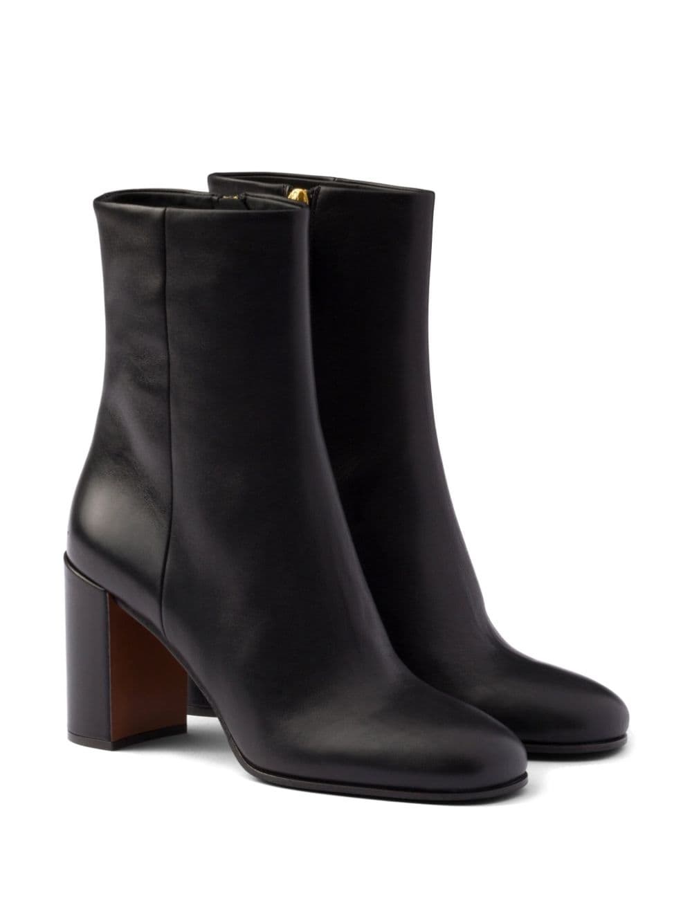leather 85mm booties - 2