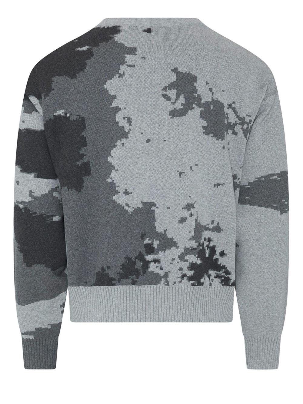artwork-jacquard sweatshirt - 2