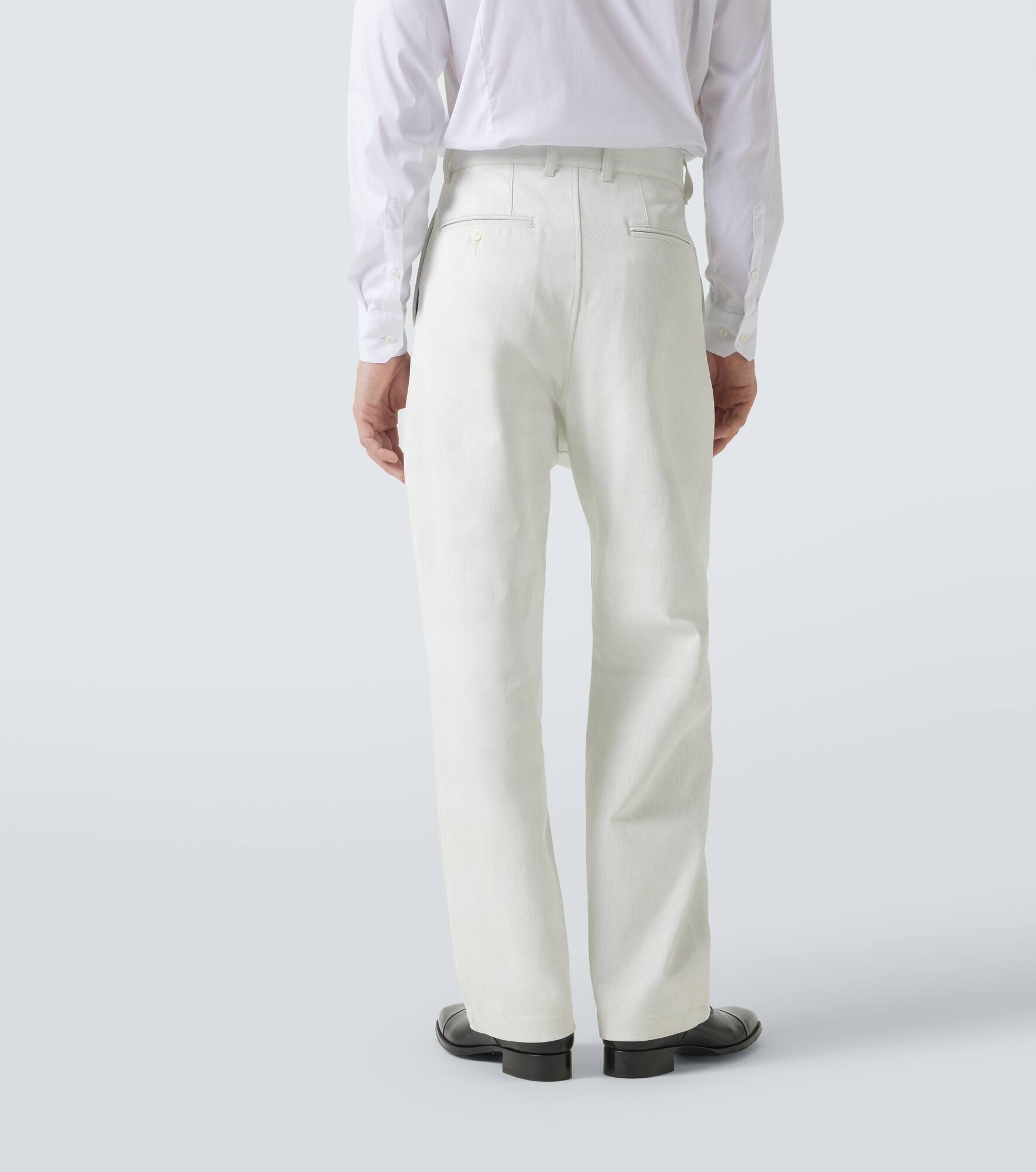 Coated straight jeans - 4