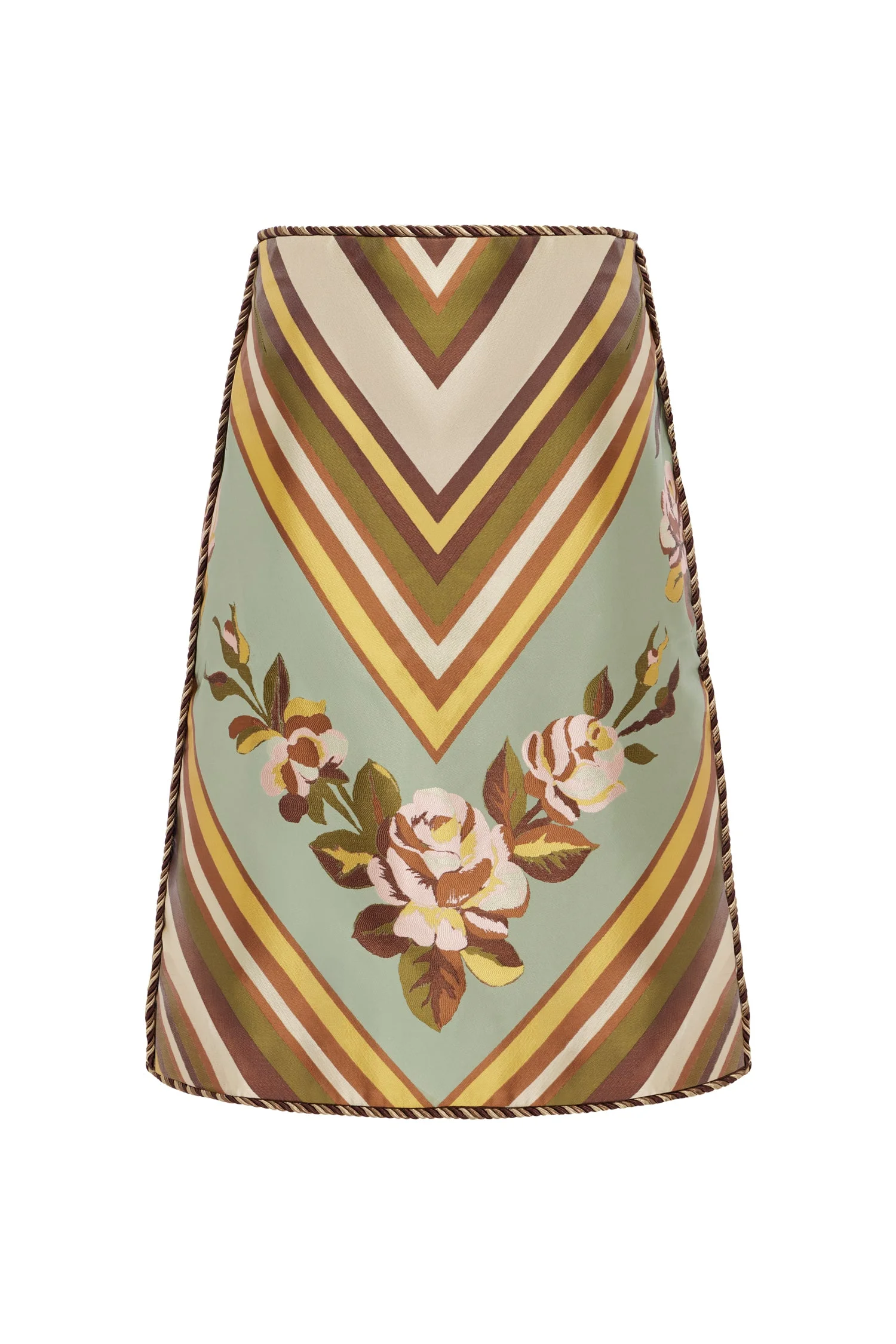 La Rosa Jacquard Skirt - 1