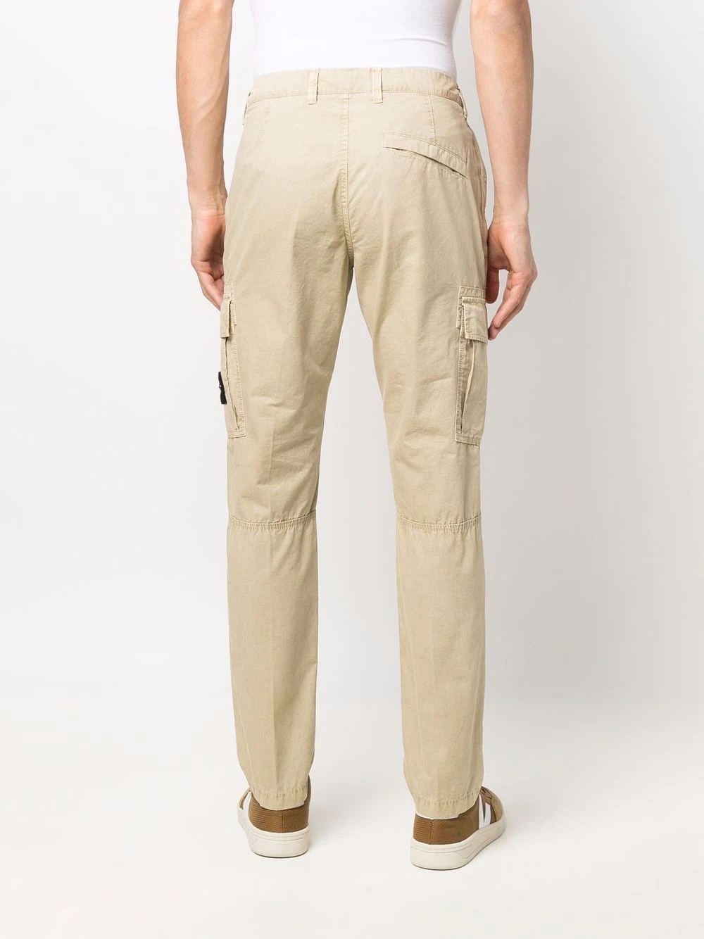 Compass badge cargo trousers - 4