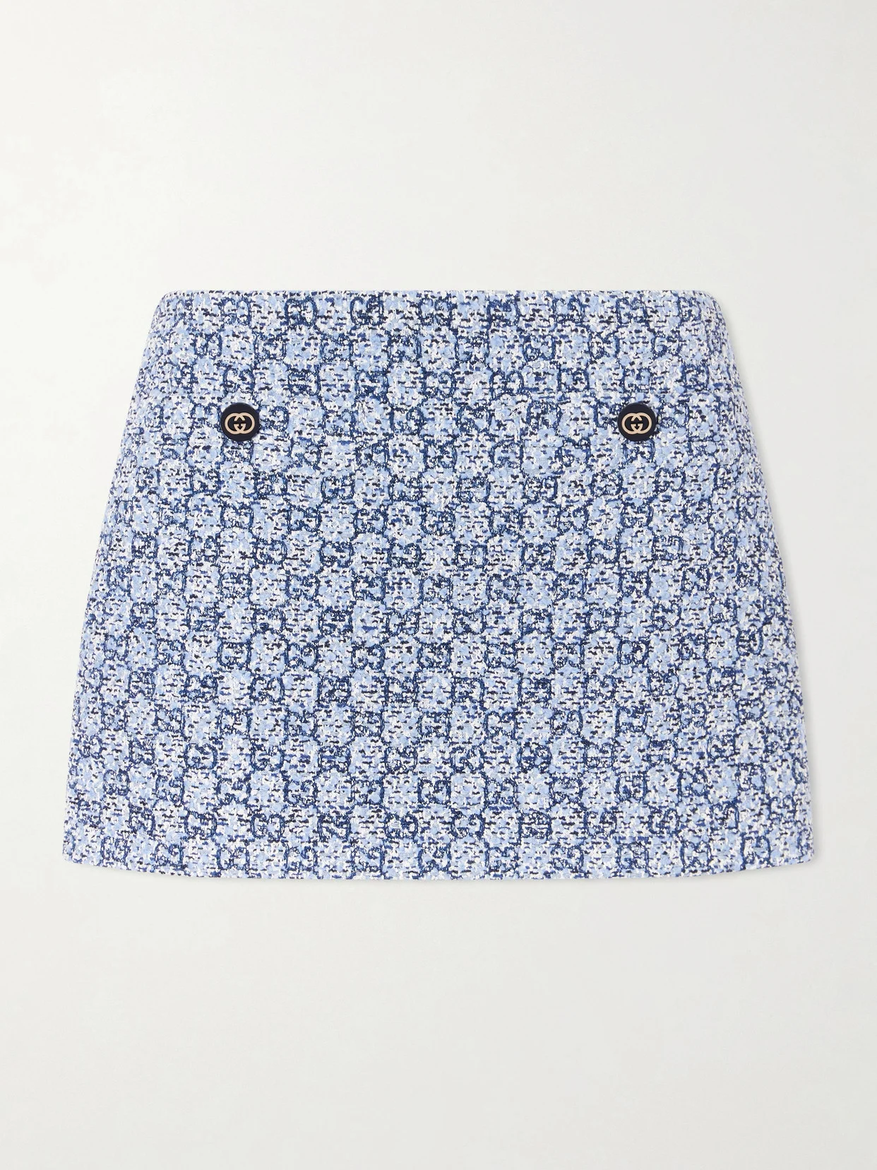 Tweed Bouclé Mini Skirt - 1