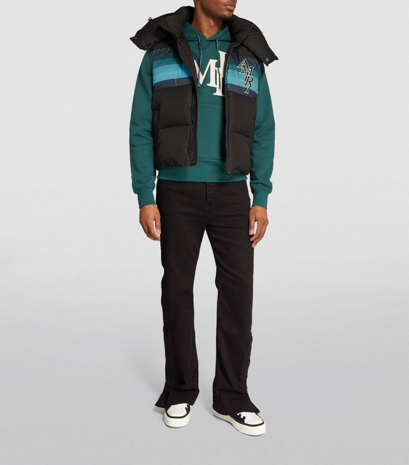 AMIRI Staggered Logo Puffer Jacket outlook