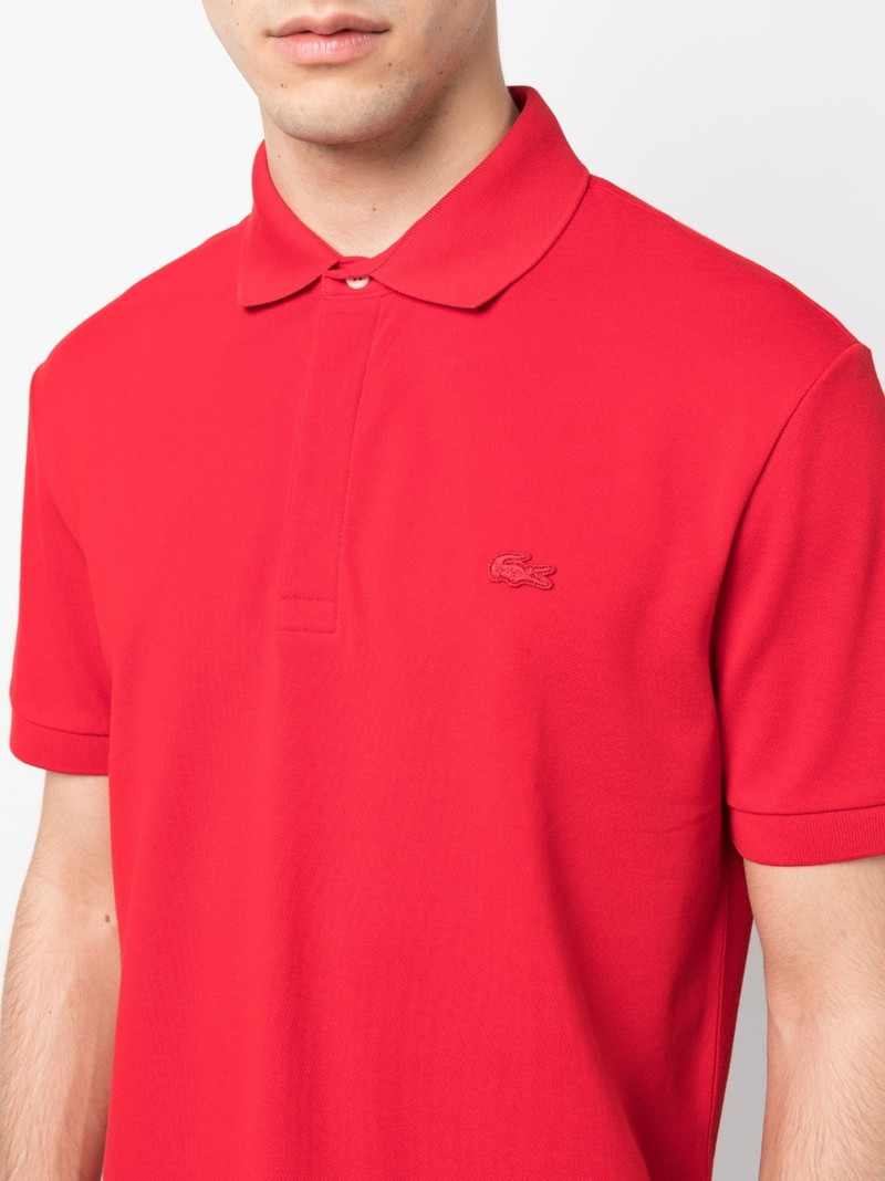 logo-patch cotton polo shirt 5