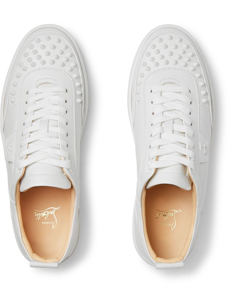 Happyrui Spiked Leather Sneakers White 7