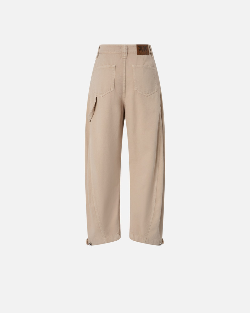 OLD-EFFECT LEATHER BALLOON TROUSERS 6