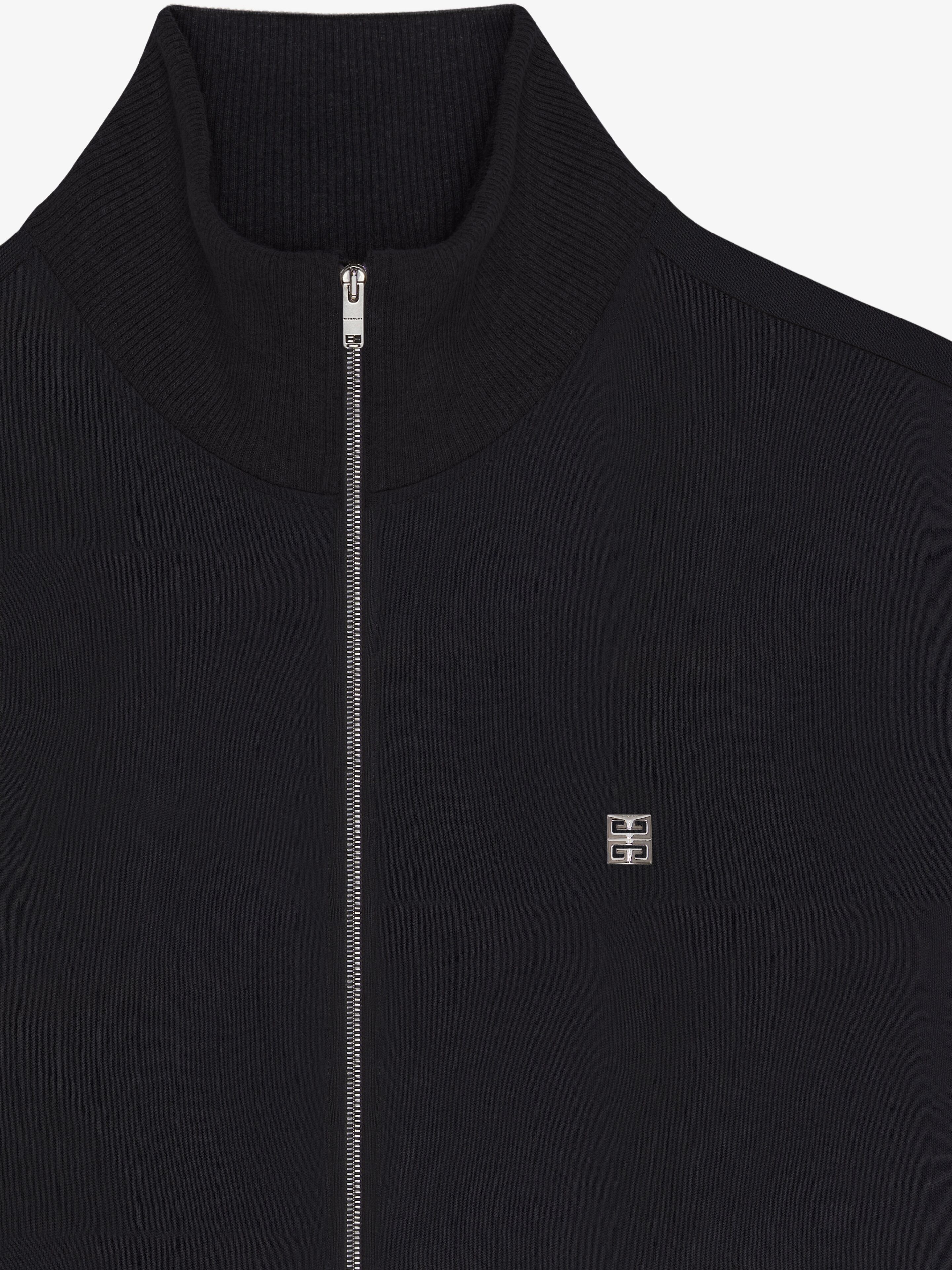 TRACKSUIT JACKET IN FLEECE WITH 4G DETAIL - 5