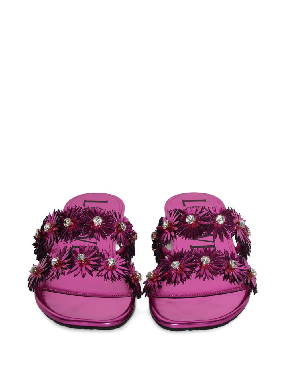 Petal flower -rystal sandals - 2