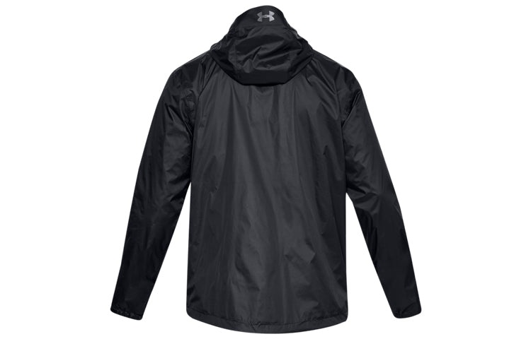 Men's Under Armour Forefront Rain Training Sports Jacket Black 1321439-001 - 2