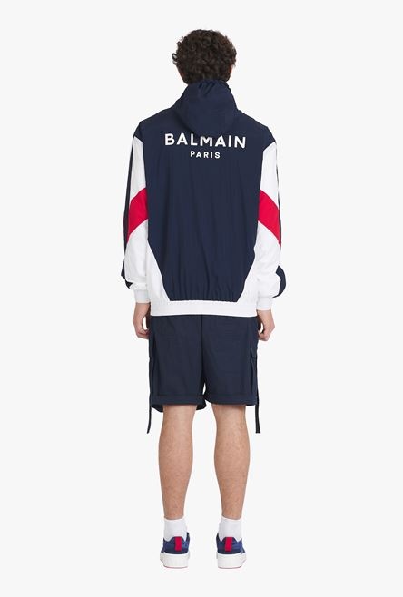 HIGH SUMMER CAPSULE - Navy blue, white and red nylon jacket - 3