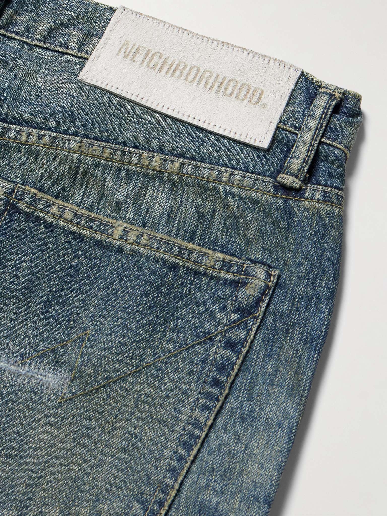 Wide-Leg Distressed Jeans - 6
