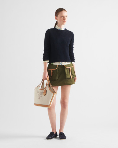 Prada Re-Nylon miniskirt outlook