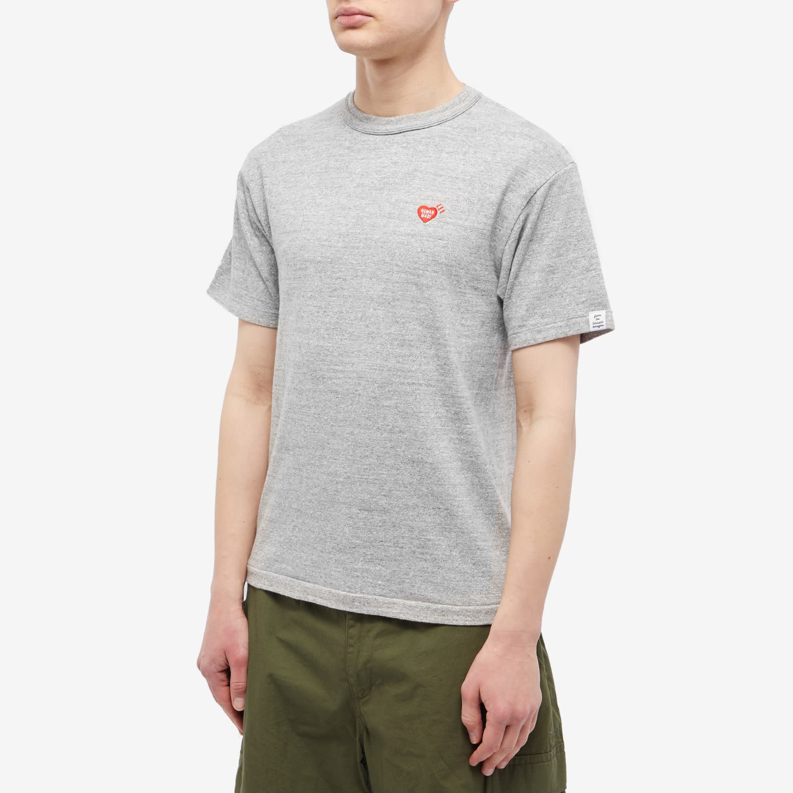 Human Made Heart Badge Slub T-Shirt - 2