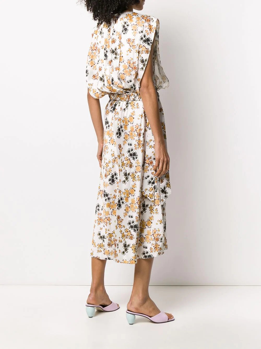 ditsy floral midi dress - 4