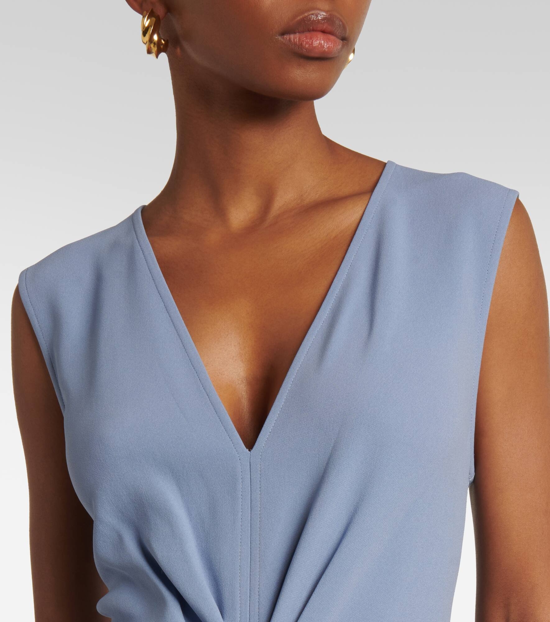 Gathered midi dress - 4