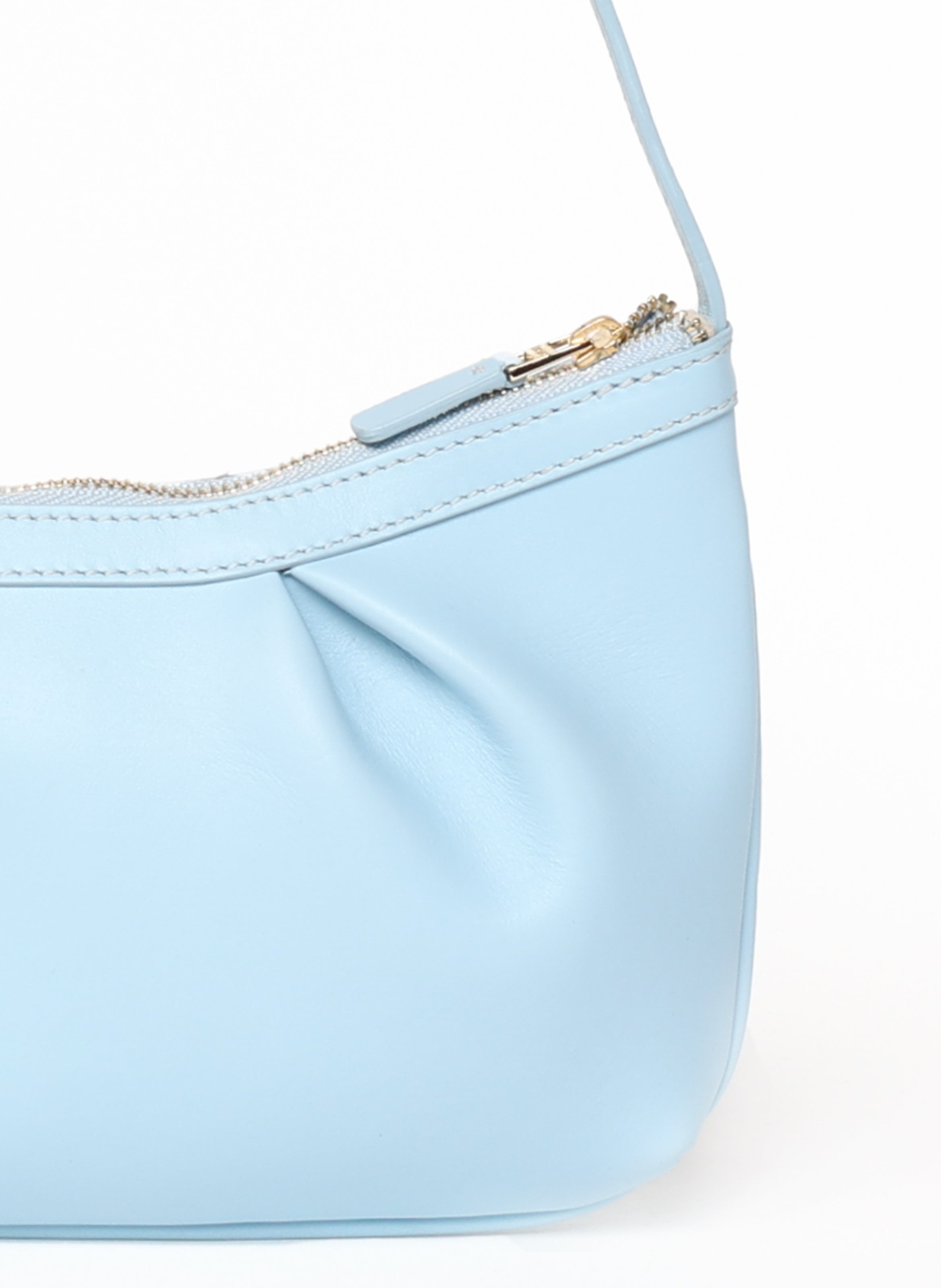 Dimple Pochette Leather Blue - 3