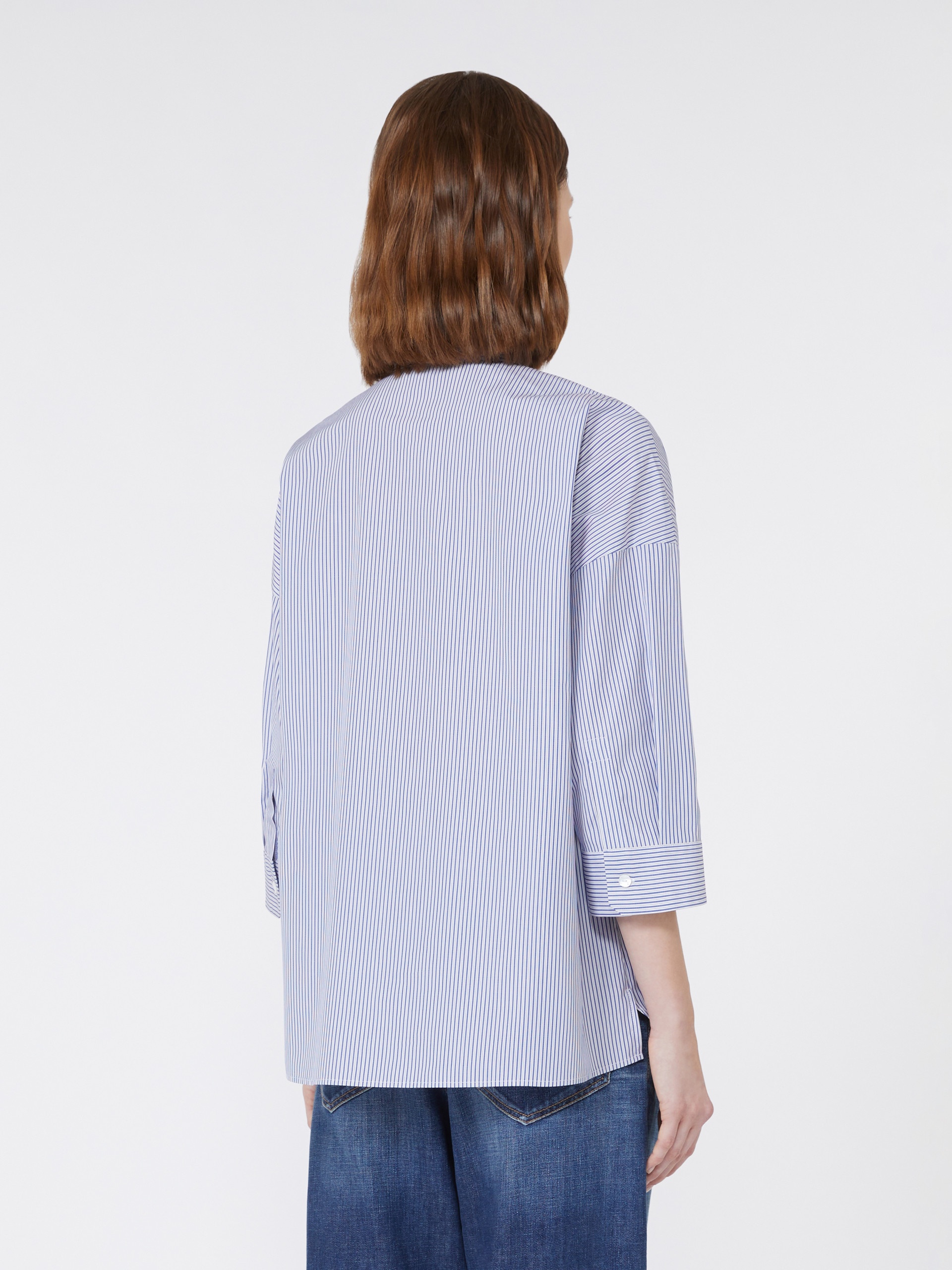 GIRALDA Flared poplin shirt - 4