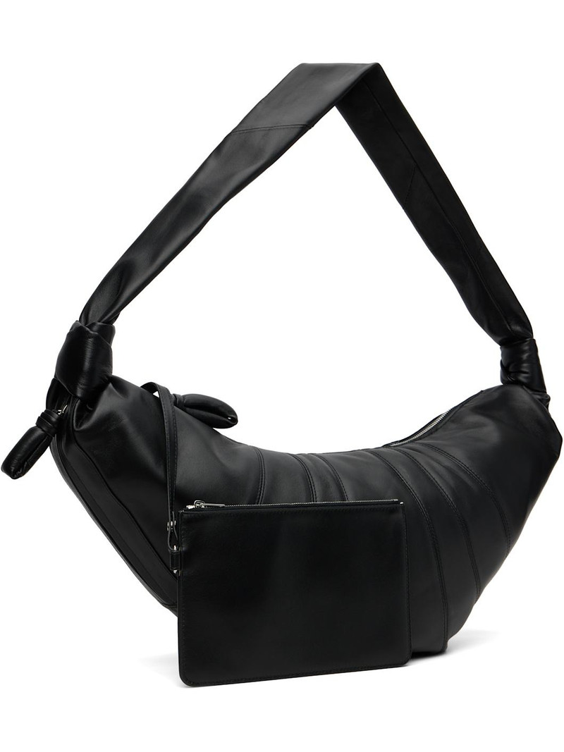 Lemaire Black Large Croissant Bag outlook