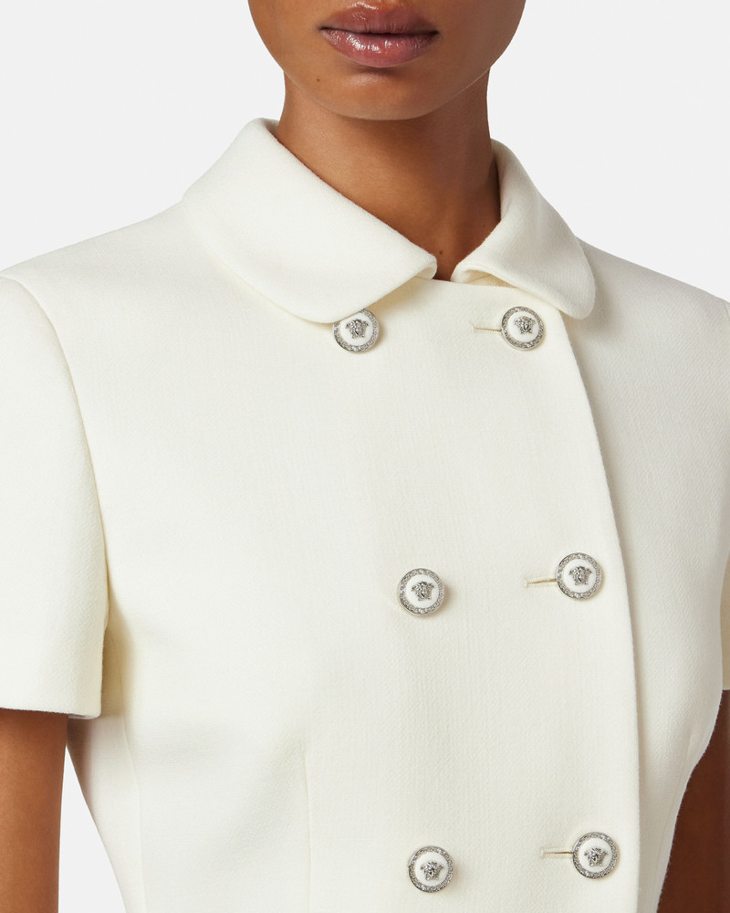 Double-Wool Crêpe Fitted Jacket 3