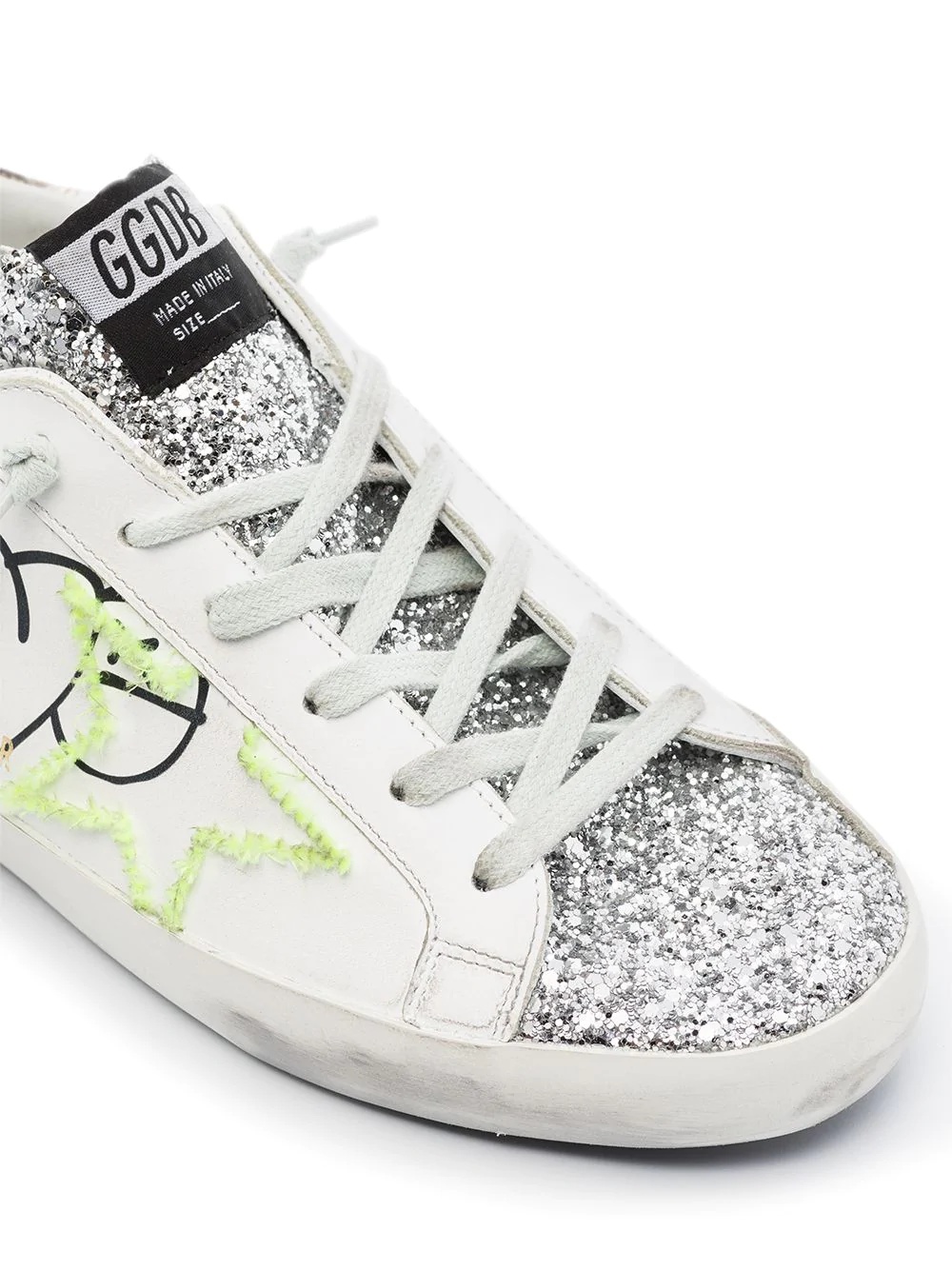 Superstar glitter Love sneakers - 2