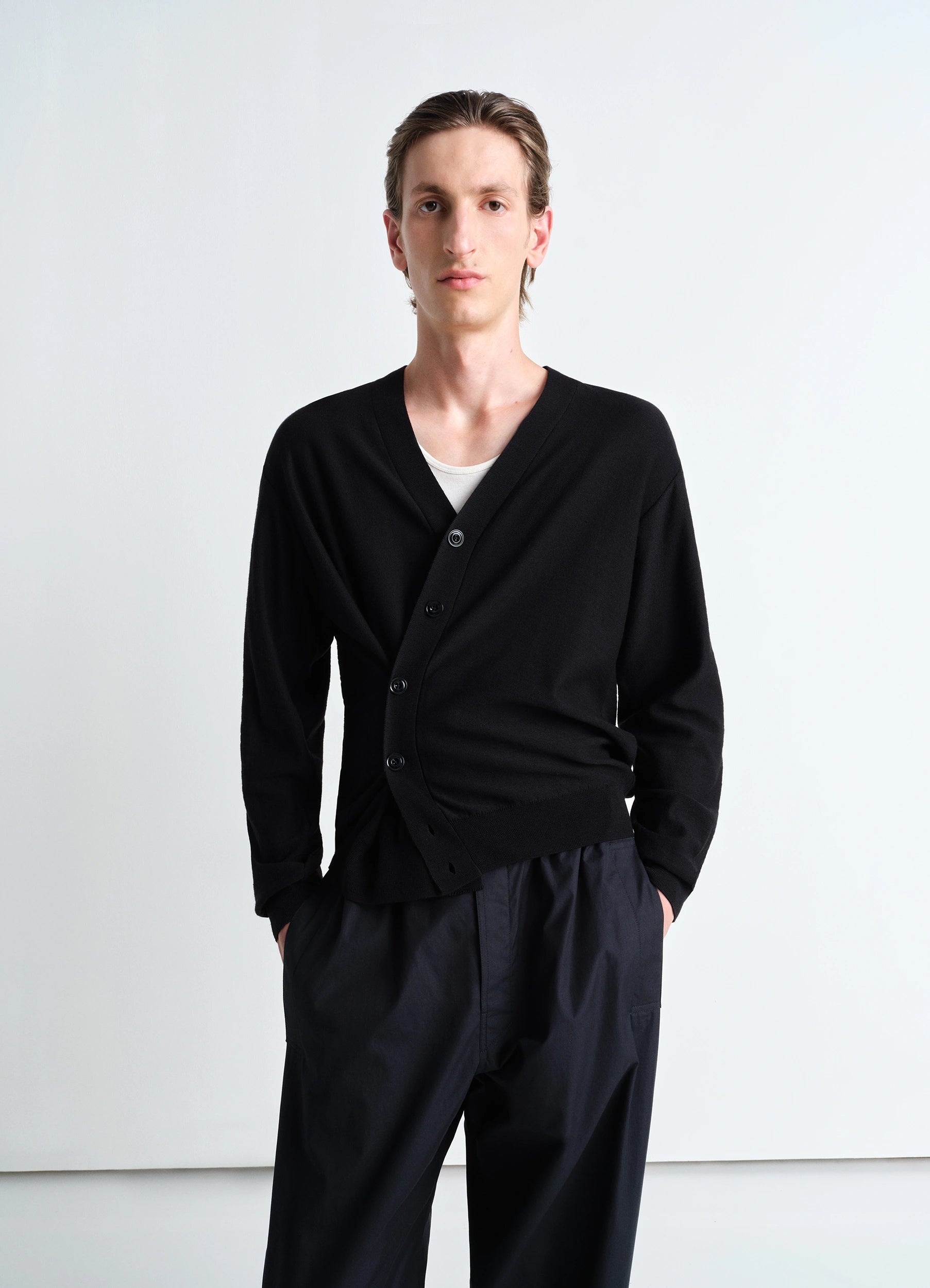 RELAXED TWISTED CARDIGAN - 4