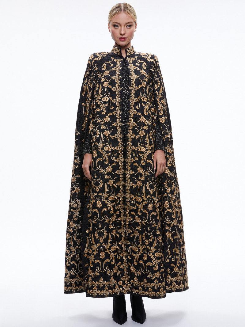 SOILA COLLARED MAXI CAPE 2