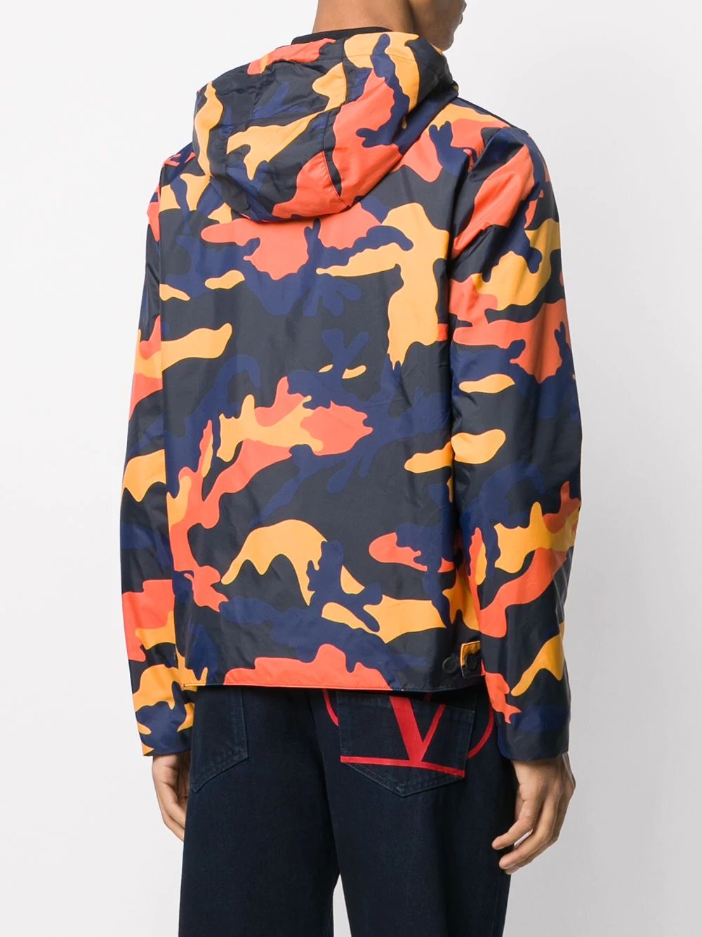 camouflage-print reversible windbreaker - 4